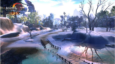 图2：迅游网游加速器——风雪稻香村