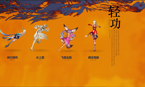 图1：迅游网游加速器——《剑灵》轻功介绍