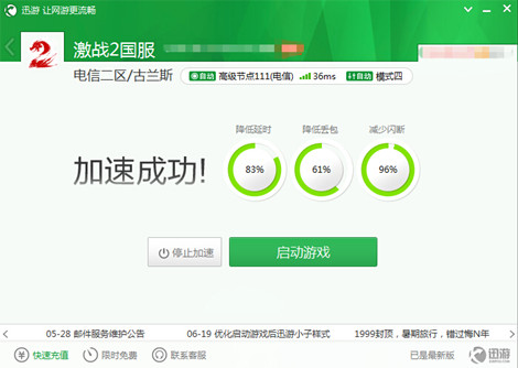 图2:迅游网游加速器——不在做“猪一样的队友”