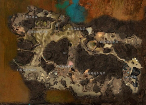 图1：迅游网游加速器——白银荒地地图