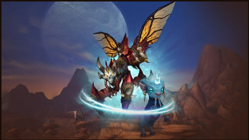 图1：迅游网游加速器——WOW上线珍稀坐骑