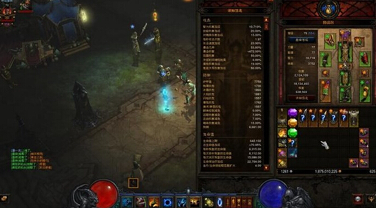 图3：迅游网游加速器——《暗黑破坏神3》副本现场
