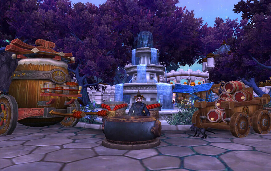 图1：迅游网游加速器——WOW万圣节活动介绍