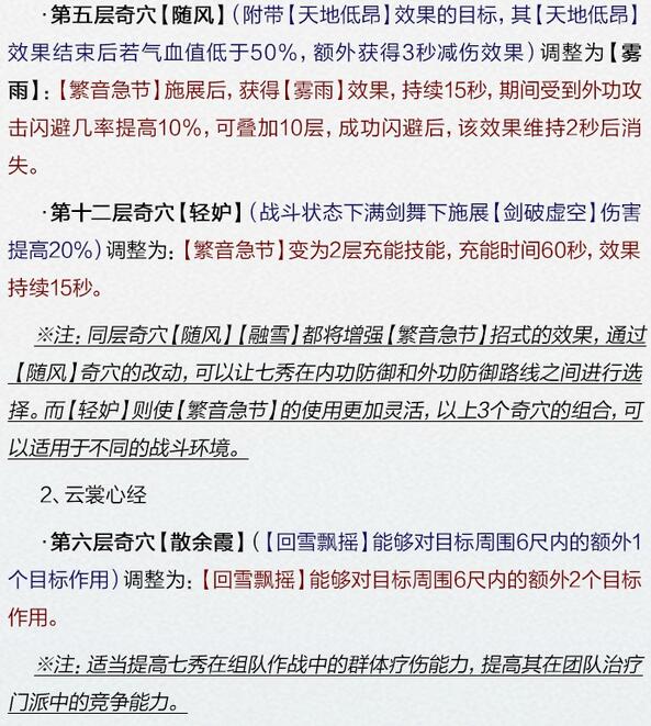 图8：迅游网游加速器——七秀技能调整