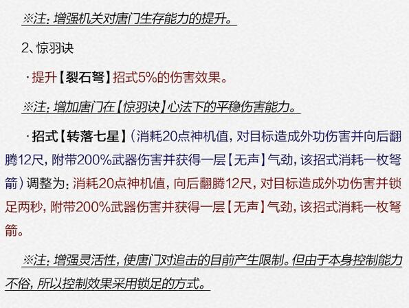 图16：迅游网游加速器——唐门技能调整